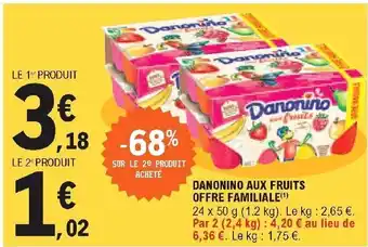 E.Leclerc Danonino Aux Fruits offre