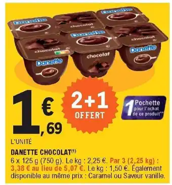 E.Leclerc Danette Chocolat offre