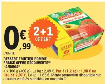 E.Leclerc Dessert Fruitier Pomme offre
