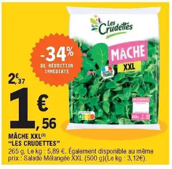 E.Leclerc Mâche XXL Les Crudettes offre