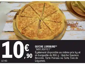 E.Leclerc Quiche Lorraine offre