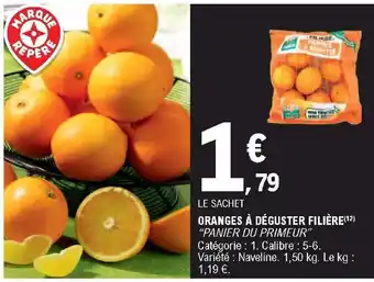 E.Leclerc Oranges à Déguster Filière offre