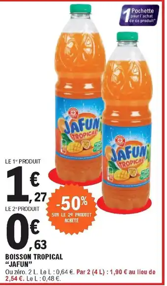 E.Leclerc Boisson Tropical Jafun offre