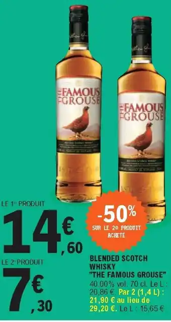E.Leclerc Blended Scotch Whisky The Famous Grouse offre