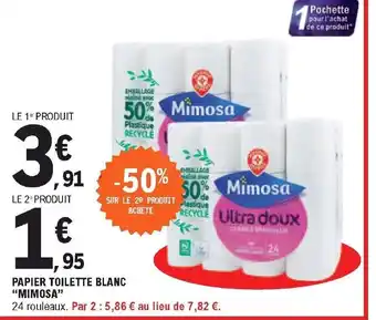 Papier Toilette Blanc Mimosa