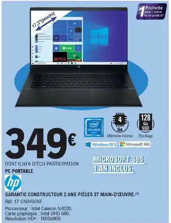E.Leclerc PC Portable offre