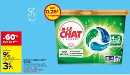 Carrefour Drive La queue du chat - lessive en capsules plats + offre