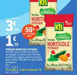 E.Leclerc Terreau horticole potager offre