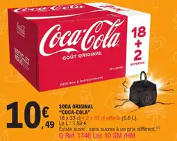 E.Leclerc Soda original "COCA-COLA" offre