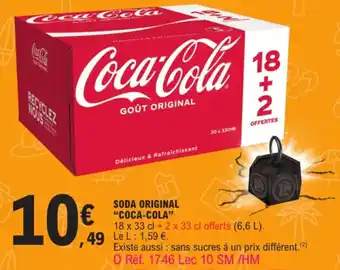 E.Leclerc Soda original "COCA-COLA" offre