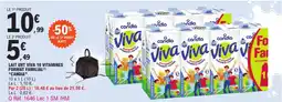 E.Leclerc Lait uht viva 10 vitamines format familial(¹) "CANDIA" offre