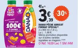 E.Leclerc Danao pêche abricot format spécial(3) offre