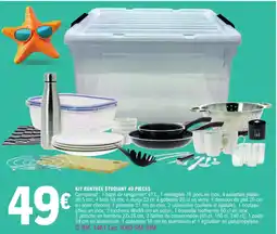 E.Leclerc Kit rentrée étudiant 49 pièces offre