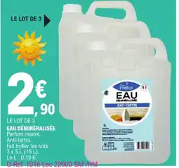 E.Leclerc Eau Déminéralisée offre