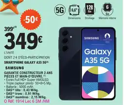 E.Leclerc SAMSUNG Smartphone galaxy A35 5g offre