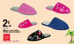 E.Leclerc Mule plate homme femme junior ou enfant offre