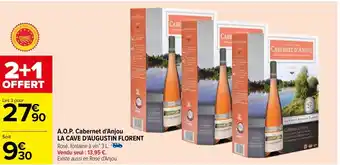 Carrefour A.o.p. cabernet d'anjou LA CAVE D'AUGUSTIN FLORENT offre