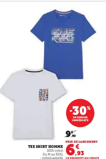 Super U Tee shirt homme offre