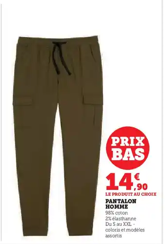 Super U Pantalon homme offre