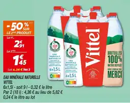 Netto VITTEL EAU MINÉRALE NATURELLE offre