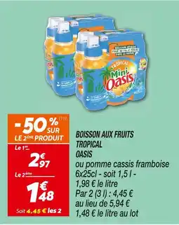 Netto OASIS BOISSON AUX FRUITS TROPICAL offre