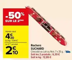 Carrefour Drive Suchard - rochers offre