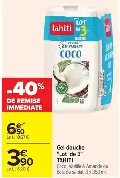 Intermarché Contact Cadum - creme douche surgras beurre de karité offre