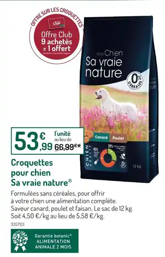 Botanic Sa vraie nature Croquettes pour chien offre