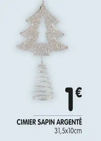 Cimier sapin argenté