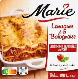 Match Marie plat cuisiné offre