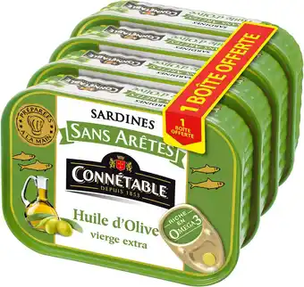 Match Connetable sardines sans arêtes offre