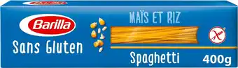 Match Barilla pâtes sans gluten offre