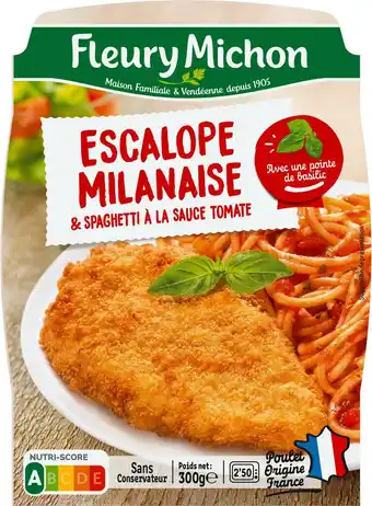 Match Fleury michon escalope milanaise offre