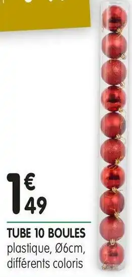 Tube 10 boules