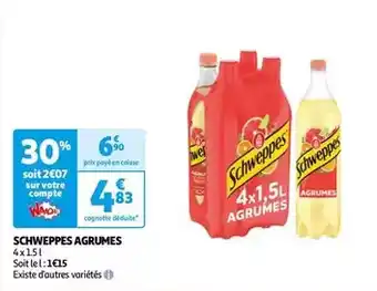 Auchan Schweppes - agrumes offre