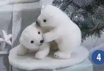 Oursons joueurs ‘arctic’