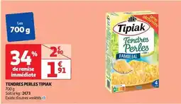 Auchan Tipiak - tendres perles offre