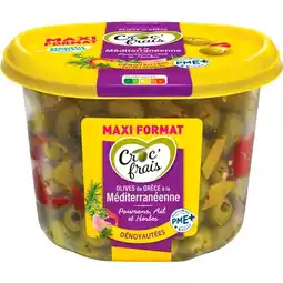 Auchan Olives Dénoyautées À La Méditerranéenne Croc Frais offre