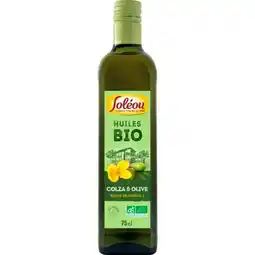 Auchan Huile D'olive Et Colza Bio Soleou offre