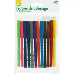 Auchan 12 Feutres De Coloriage Pouce offre
