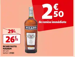 Auchan Supermarché RICARD PASTIS MAGNUM offre