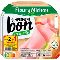 Auchan Jambon Simplement Bon Fleury Michon offre