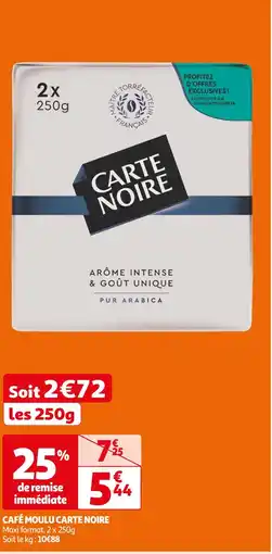 Auchan Supermarché CARTE NOIRE CAFÉ MOULU offre