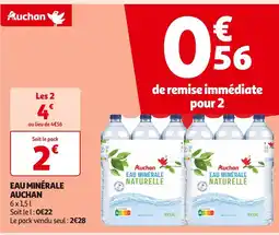 Auchan Supermarché AUCHAN EAU MINÉRALE offre