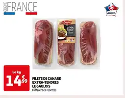 Auchan Supermarché LE GAULOIS FILETS DE CANARD EXTRA-TENDRES offre