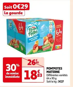 Auchan Supermarché MATERNE POM'POTES offre