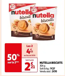 Auchan Supermarché NUTELLA BISCUITS offre