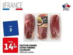 Auchan Le gaulois - filets de canard extra-tendres offre