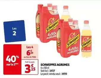 Auchan Schweppes - agrumes offre