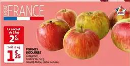Auchan Pommes bicolores offre